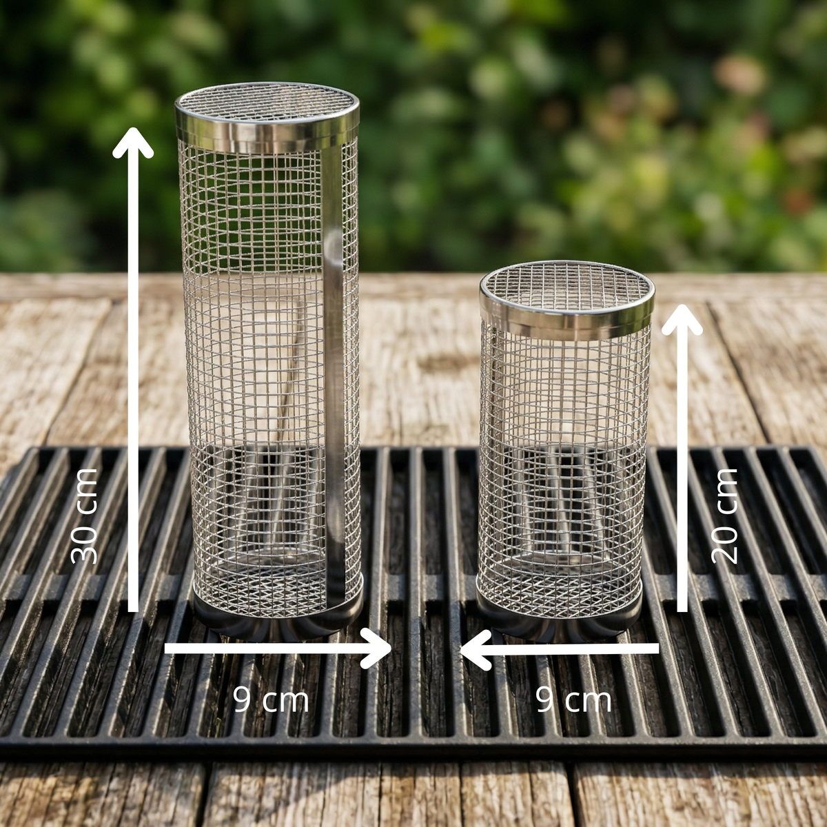 Panier à griller rotatif — légumes & garnitures au barbecue