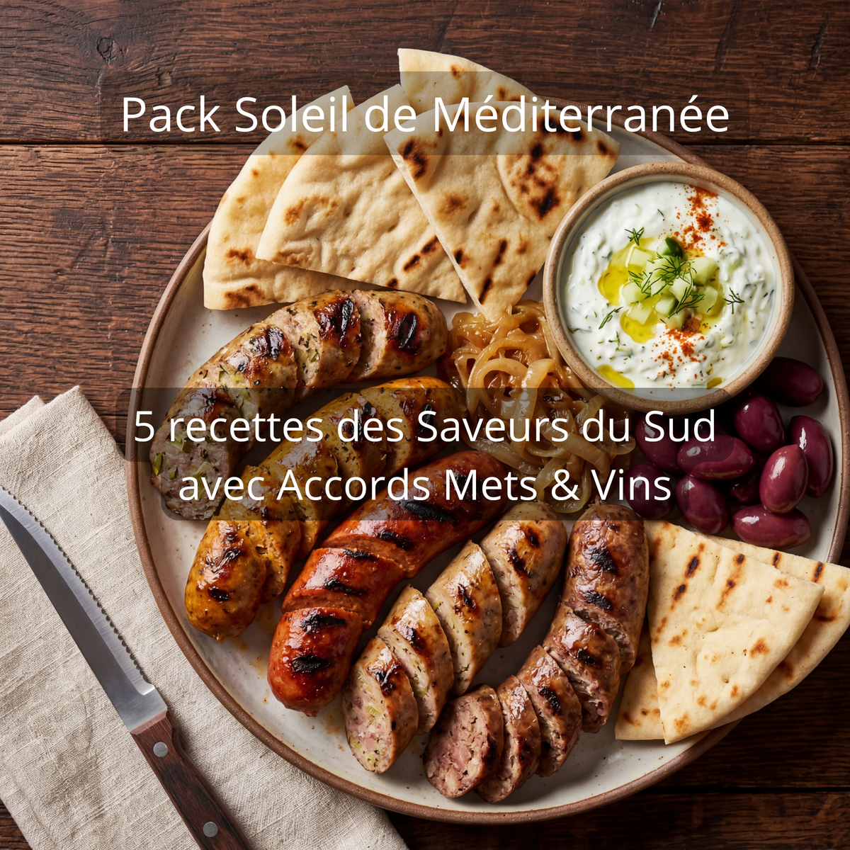 Pack Soleil de Méditerranée : 5 recettes des Saveurs du Sud.